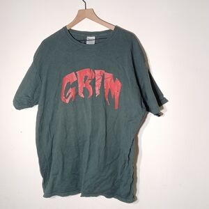 Dark Green GRIM Graphic Tee